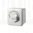 Elektronische dimmer t.b.v. kanaalventilator VT in kunststof behuizing, Amp 1, afmetingen 80x80x55, CW-1