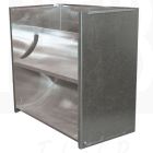 Aluminium verticale uitblaaskap, model 63, 440 x 300 x 550mm, 7216.0905