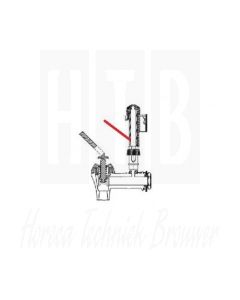 PEILGLAS BSC PERCO 15 Liter,  Lengte=335mm, Animo, 02843
