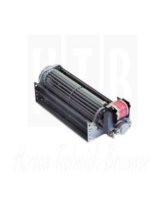 Dwarsstroomventilator ø 45mm, L=180mm gelamineerde kerndikte 15mm motorpositie rechts  230V SCHOEP ZANUSSI 0A8087
