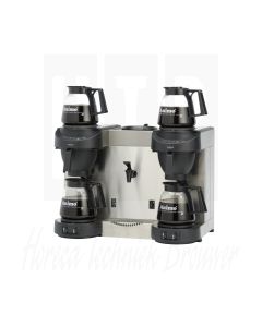 Koffiezetapparaat met glazen kannen en heetwateraftap, Animo M202W, VASTE WATERAANSLUITING, 230 Volt 50HZ, 9010567