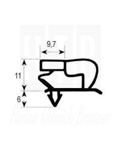 Deurrubber POLARIS K70 en KTN140, 1600x695mm