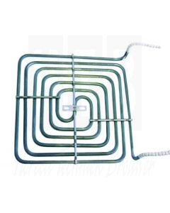 Verwarmingselement 2000 Watt / 230 Volt Lengte=205mm B=204,5mm. Haakse aansluiting ! 24.33115.010
