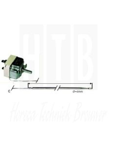 Thermostaat 142°C (V-T) 1-polig voeler 158/Ø4mm capillair 900/900mm. 55.19322.801