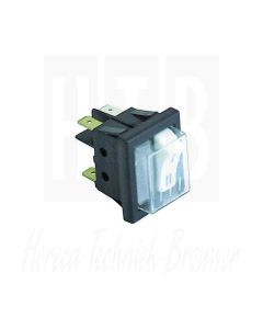 SCHAKELAAR 1 POLIG + INDICATIELAMP 230V AC 30X22MM, 2578600