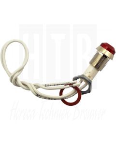 Signaallamp Ø12mm rood 250V kabel=190mm schroef, 3221514