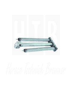 Staafbrander 2-rijen L 525mm B 167mm H 50mm pastakoker ANGELO PO 34A0350