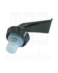 KRAAN NODRIP 3/8 BONNET THC ZWART, 04247