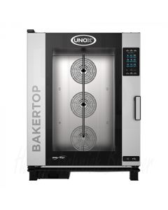 UNOX BAKERTOP MIND.Maps™ PLUS Combisteamer, ELEKTRISCH, 400 Volt 50HZ, 21KW, 10 x 600X400mm, 596444 