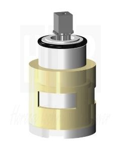 ECHTERMANN Keramisch binnenwerk 3/4" High Flow 1-Hendelmengkraan Ø45mm, 6958.90-5 