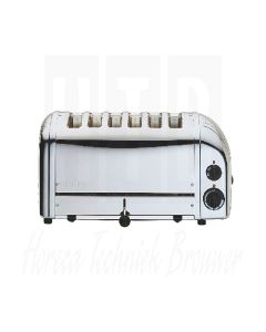 Dualit Vario broodrooster 6 sleuven RVS 60144, 230 Volt 50HZ, E972
