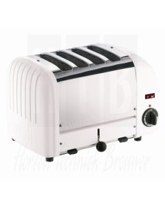 Dualit Vario broodrooster 4 sleuven wit 40355, 230 Volt 50HZ, F211