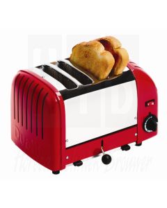 Dualit Vario broodrooster 4 sleuven rood 40353, GD394