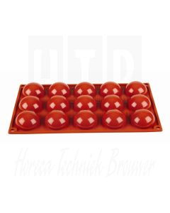 La pavoni patisserievorm 15 halve bollen