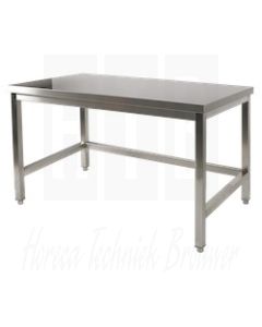 Bertrand RVS Lage Werktafel (L)1800 X (D)500 X (H)600mm, TTB/1850