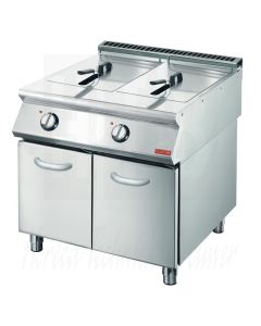 Gastro M 700 elektrische friteuse 2x 10 Liter, 400 Volt 50HZ, 18KW, 70/80 FRE, GL933
