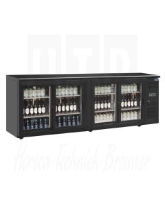 Polar U-serie bardisplay met 4 schuifdeuren