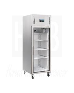 Polar G-serie Gastro 1-deurs koeling met glazen deur 600L
