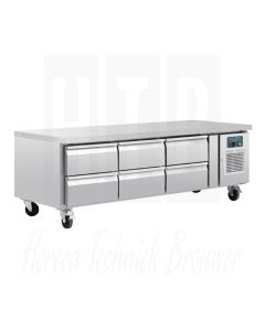 Polar GN laag model koelwerkbank 6 laden