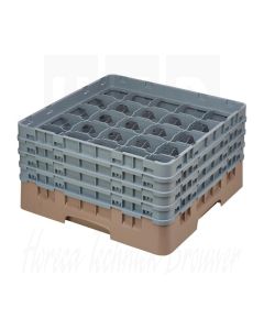 Cambro Camrack vaatwaskorf met 25 compartimenten max. glashoogte 21,5cm