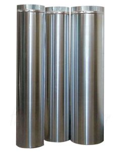 Aluminium ronde buis 250mm enkelwandig, 7218.0250