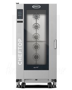 UNOX CHEFTOP MIND.Maps™ PLUS BIG COMBISTEAMER 20 x 1/1GN, AARDGAS 48KW, XEVL-2011-GPRS